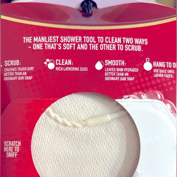 Old Spice Pure Sport Dual Sided Body Cleanser Soap on a Rope Shower Tool NEW - Picture 11 of 13